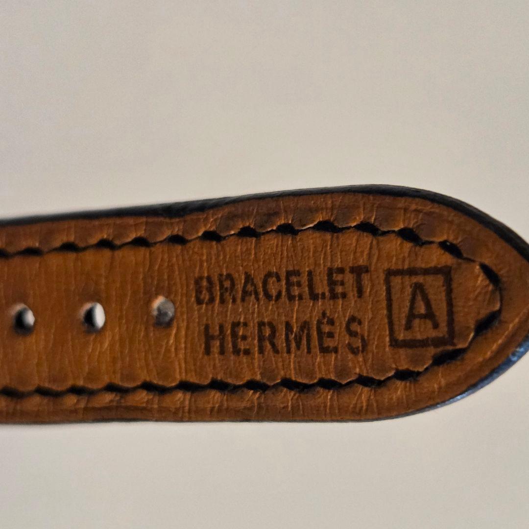 【難あり】HERMES ゴールド ブラック 時計 HHP 201　　ジャンク品