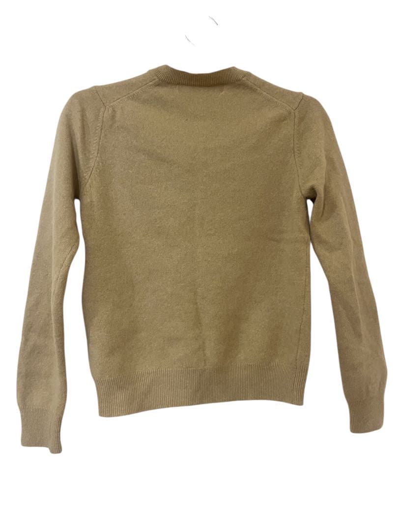 【縮みあり】コムデギャルソン　カーディガン　ベージュ