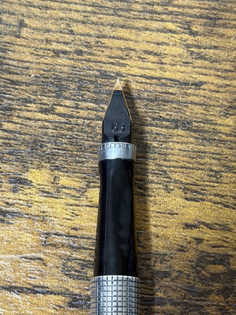 初期　字幅63 パーカー　75 シズレ　万年筆　スターリングシルバー　細字