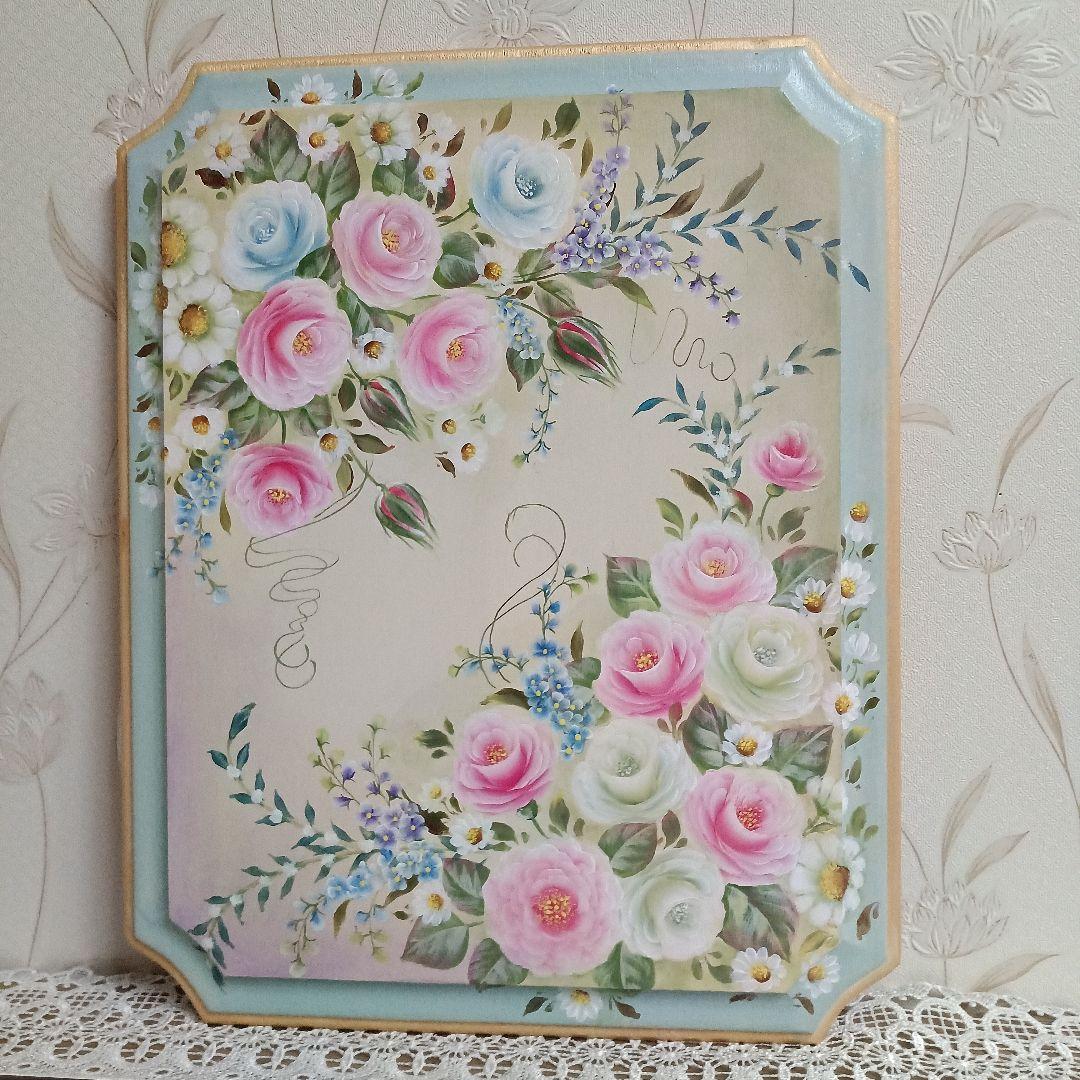 トールペイント作品　ヴィオラです。