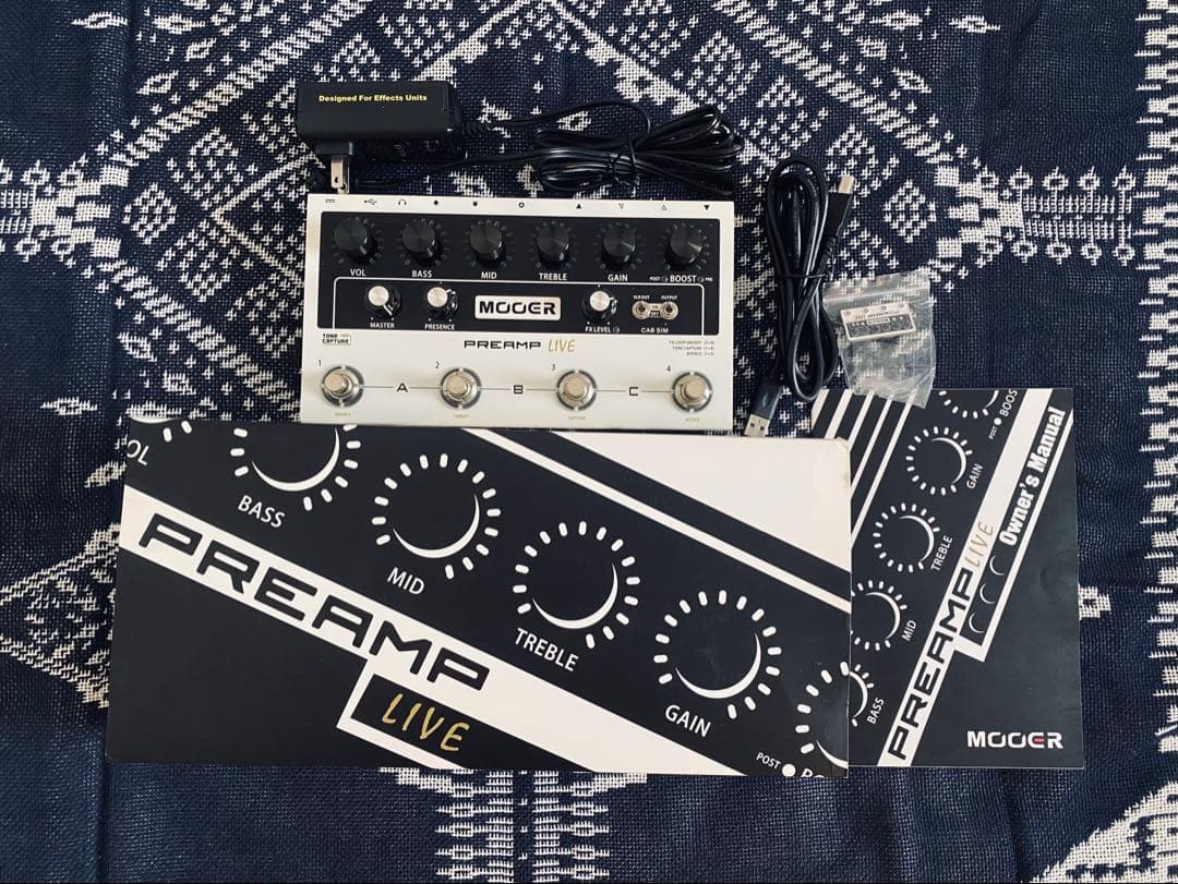 【最終値下げ】MOOER PREAMP LIVE ギターエフェクター