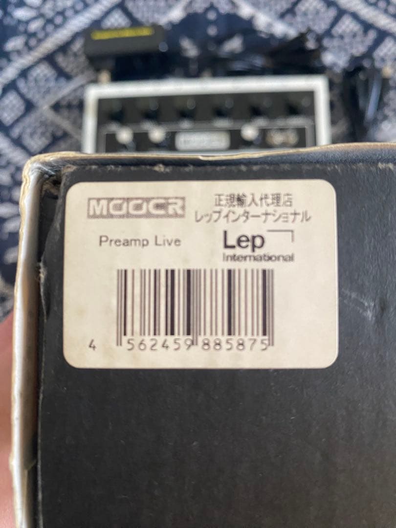 【最終値下げ】MOOER PREAMP LIVE ギターエフェクター