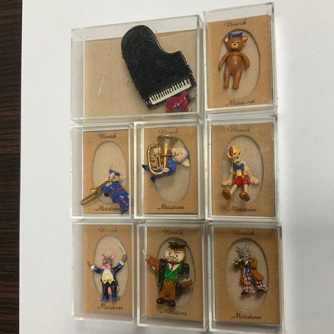 Warwick miniatures ミニチュア　動物　ピノキオ　アンティーク