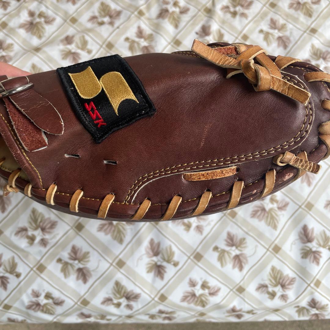 SSK 軟式用キャッチャーミット ミズノプロ 硬式用内野用グラブ 右投セット販売
