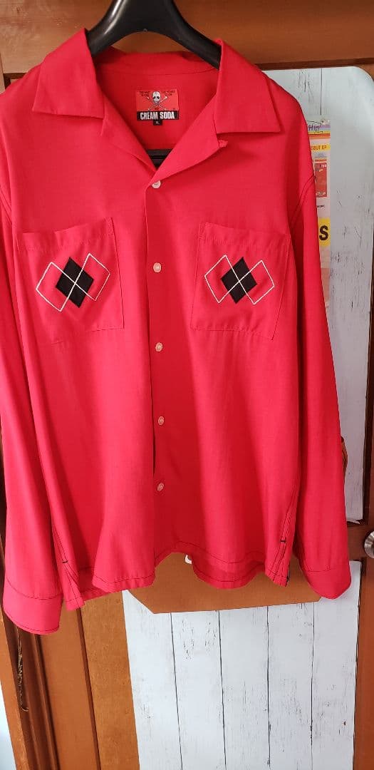 クリームソーダオープンシャツ