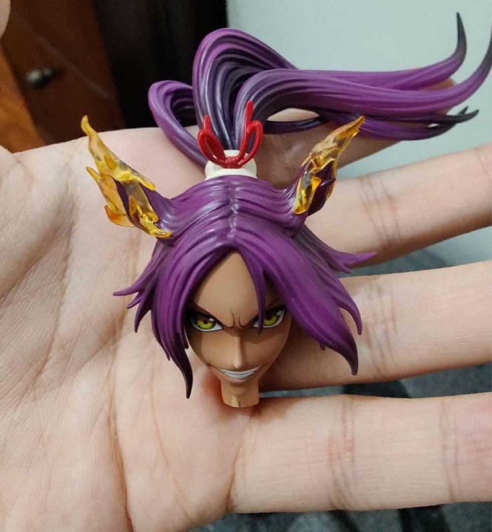 BLEACH 黒衣少年図 四楓院夜一 ガレージキット ガレキ スタチュー③