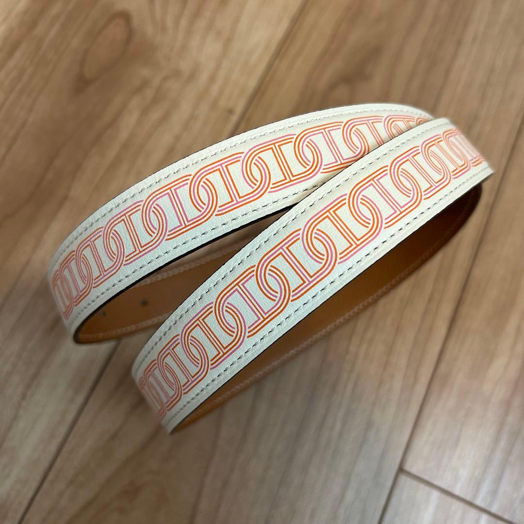 最終値下☆エルメス　ミニコンスタンス　ベルトのみ シェーヌダンクル模様　75