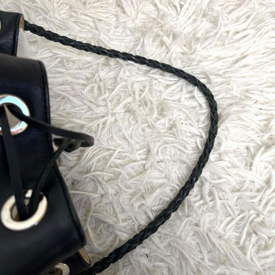 【美品】J＆M DAVIDSON ハンドバッグ　カーニバル　フリンジ　スタッズ