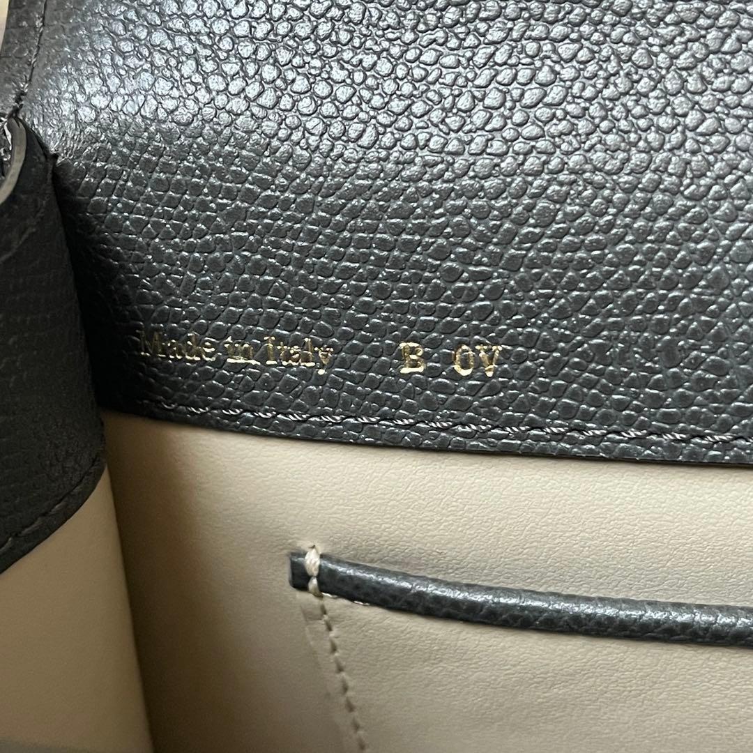 Valextra ヴァレクストラ　ハンドバッグ ミニ　イジィデ　ブラック