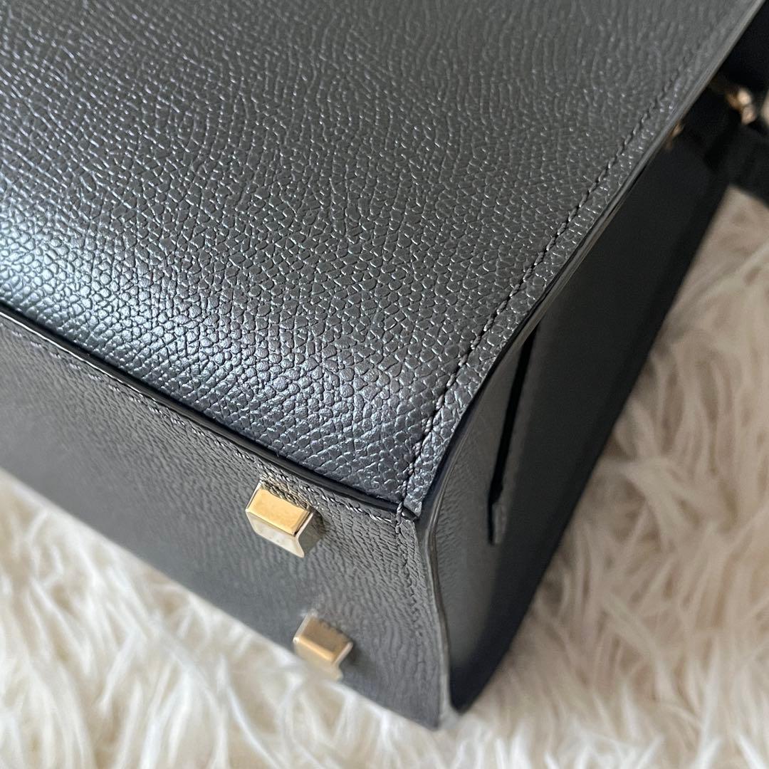 Valextra ヴァレクストラ　ハンドバッグ ミニ　イジィデ　ブラック