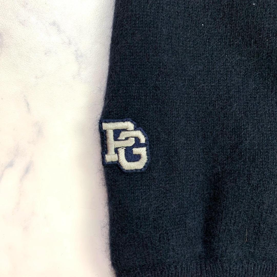 【サイズ5】2023年 パーリーゲイツ カシミヤ ニット ネイビー　E035