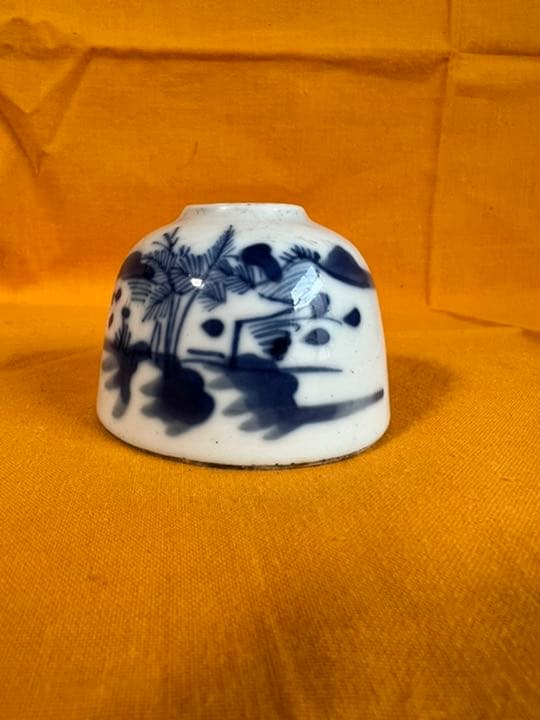 中国 古美術  中国 古美术 伊万里 九谷 染付花瓶 置物