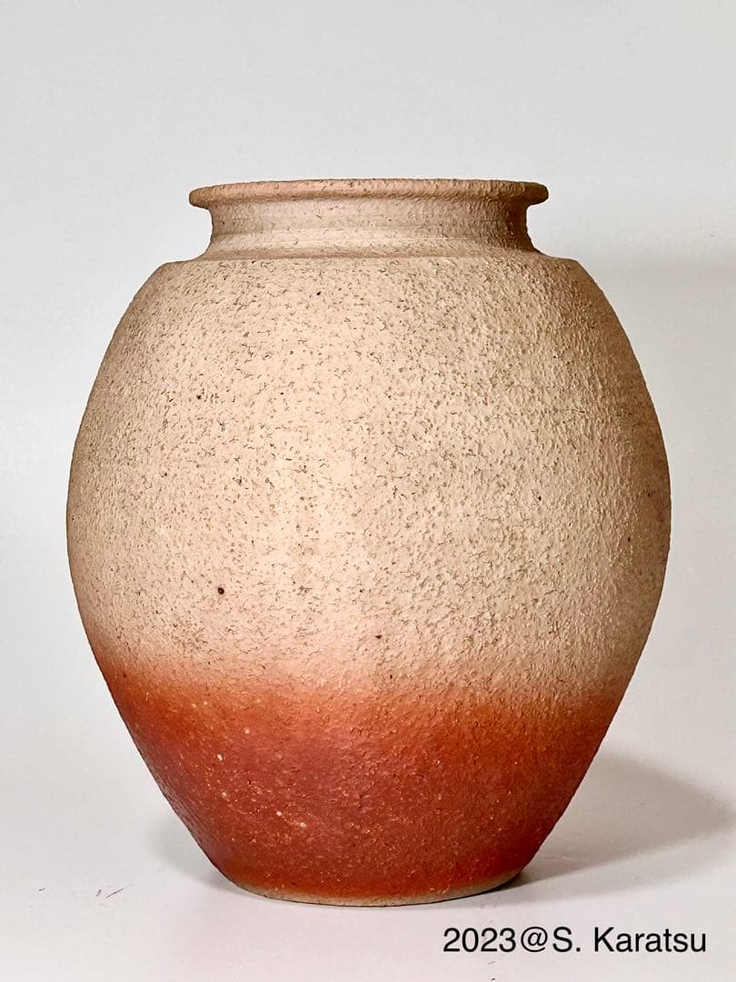 真葛香山 宮川香山 稀少 真砂肌雛鶴図花瓶 共箱付