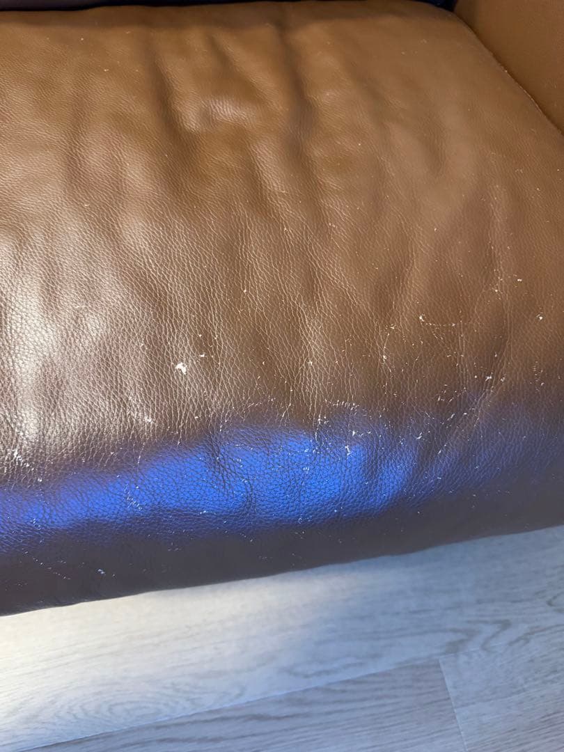 無印良品　レザーソファ　2人掛け