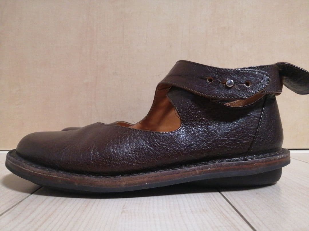 トリッペン　trippen vivienne レザー 37 ダークブラウン