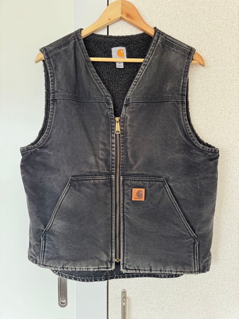 トップス Carhartt - good faded duck vest