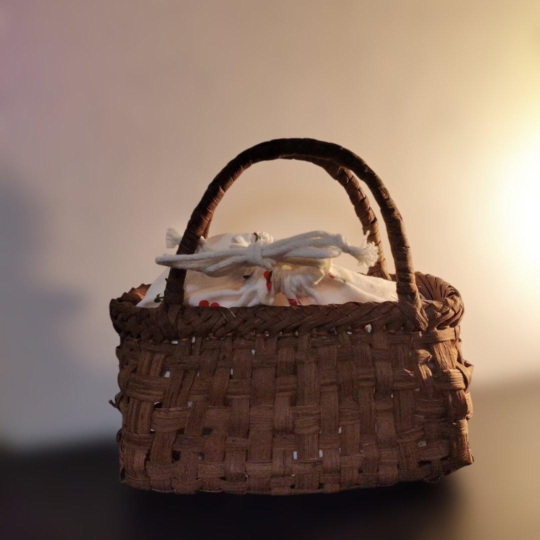 き*こ様 山葡萄市松編み籠バック