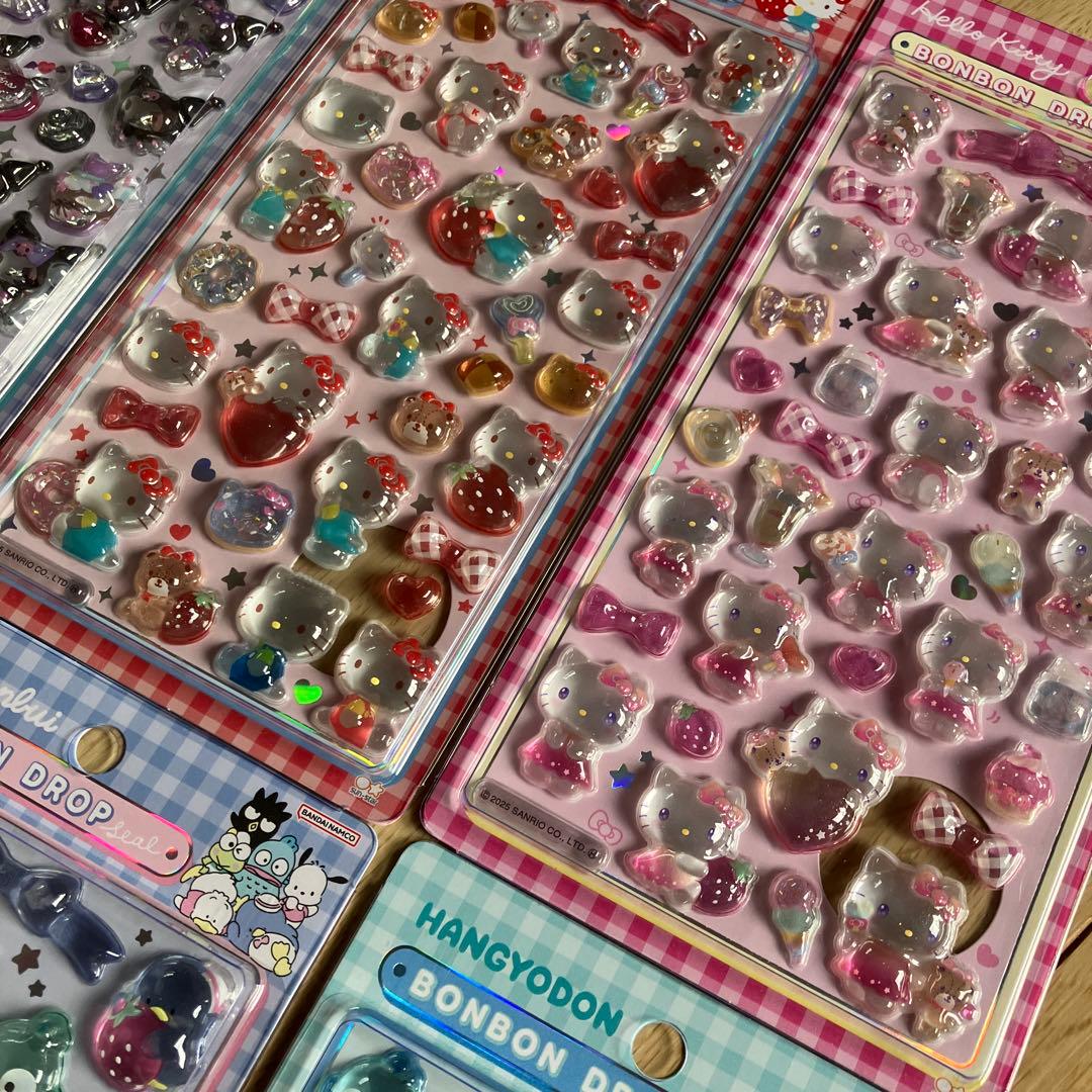 [国内正規品]サンリオ ボンボンドロップシール 8点セット