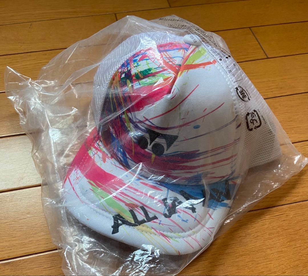 新品 ヨネックス YONEX 限定 オールジャパンキャップ インターハイ 白