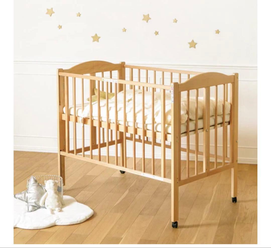 石崎家具　スリーピー　ワンタッチベビーベッド　パル　通常サイズ