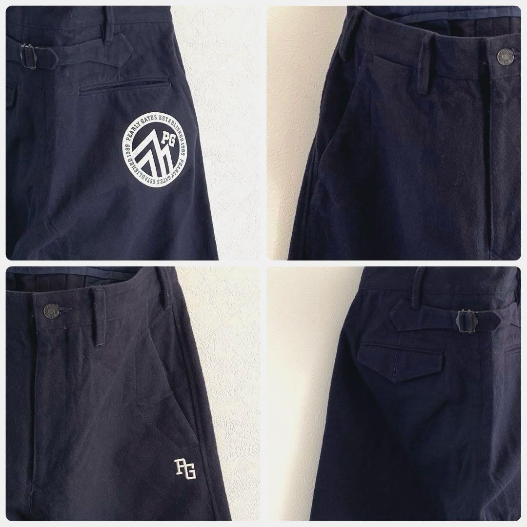 パーリーゲイツ PEARLY GATES ウール パンツ シンチバック XL 6