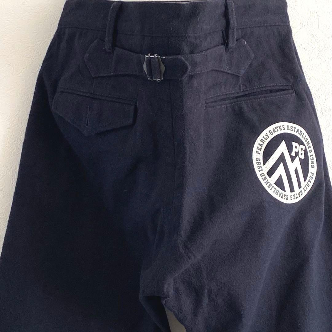 パーリーゲイツ PEARLY GATES ウール パンツ シンチバック XL 6