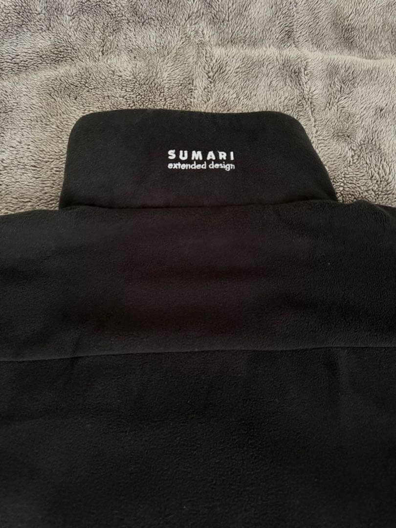 SUMARI ブラック フリースベスト&パンツ セットアップ