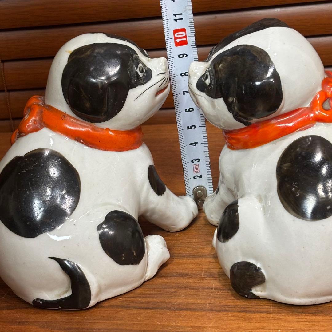 江戸時代　古伊万里　可愛い犬　狛犬