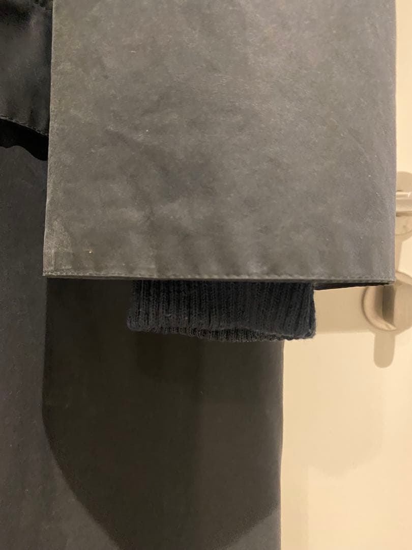 【状態良好】90s Barbour Burghley バーレイ ネイビー c40