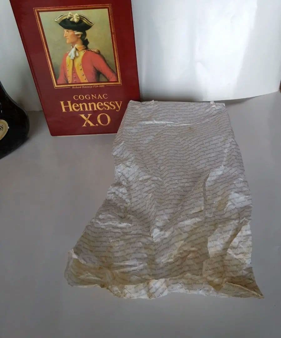 ヘネシーXO Hennessy 金キャップ 未開封 箱 内袋 有