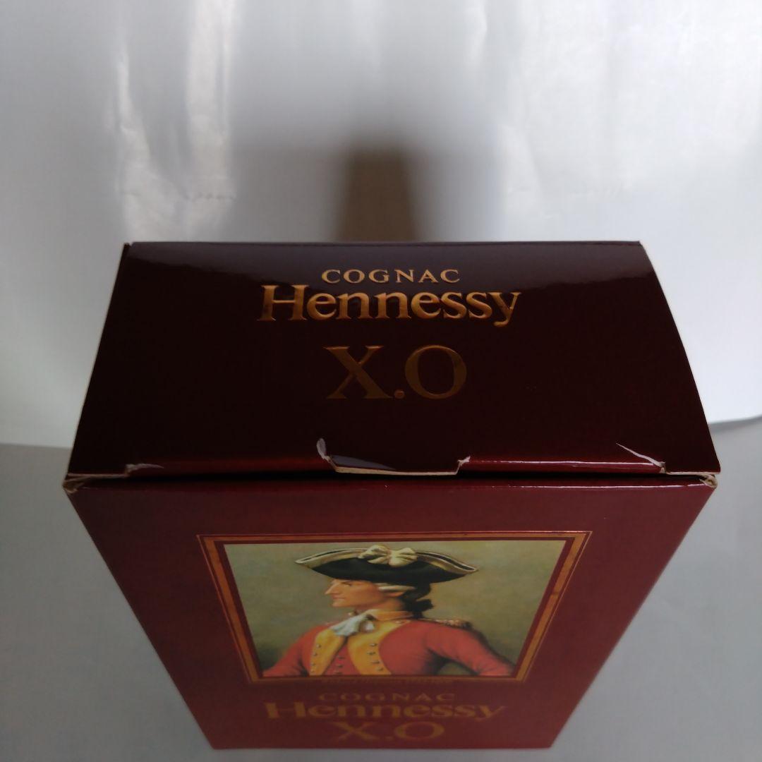 ヘネシーXO Hennessy 金キャップ 未開封 箱 内袋 有