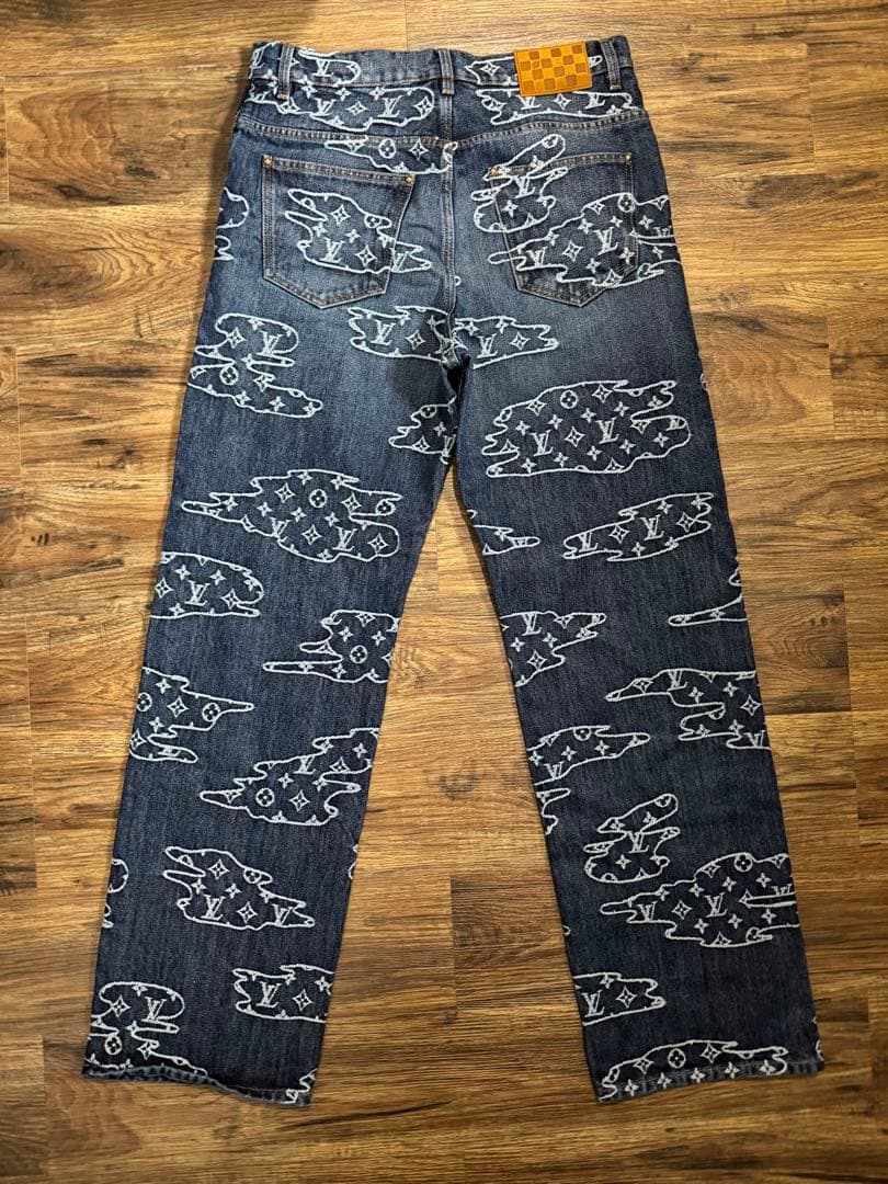 モノグラム デニム スケートパンツ