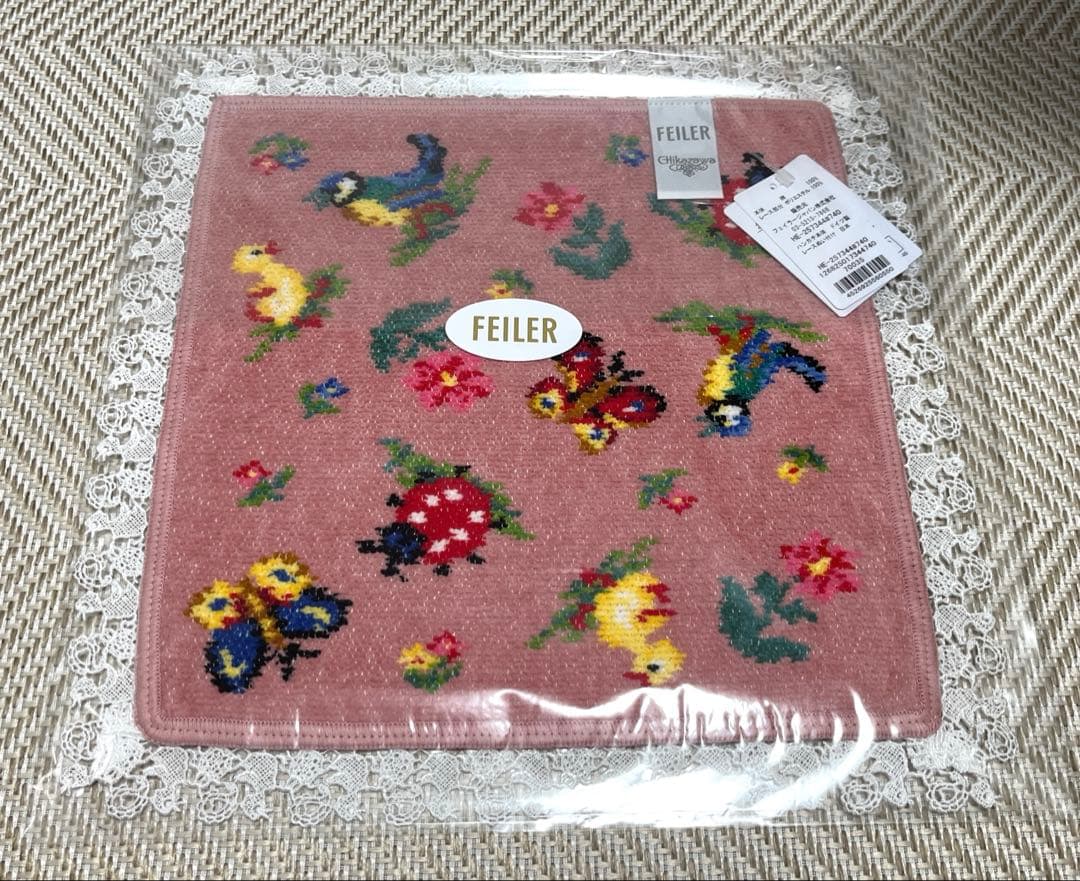 【新品未開封】フェイラー 近沢レース コラボ ハンカチ ティッシュポーチ 2点