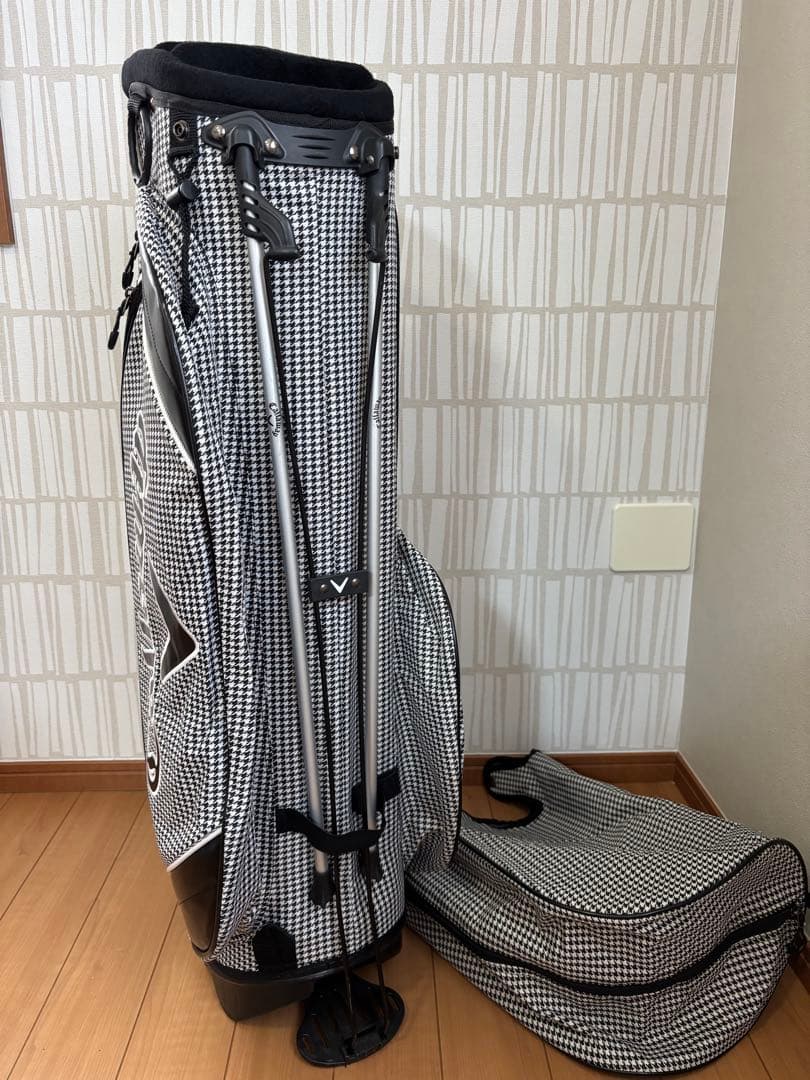 Callaway スタンド式 千鳥柄 キャディバッグ 9.0型(日本正規品)
