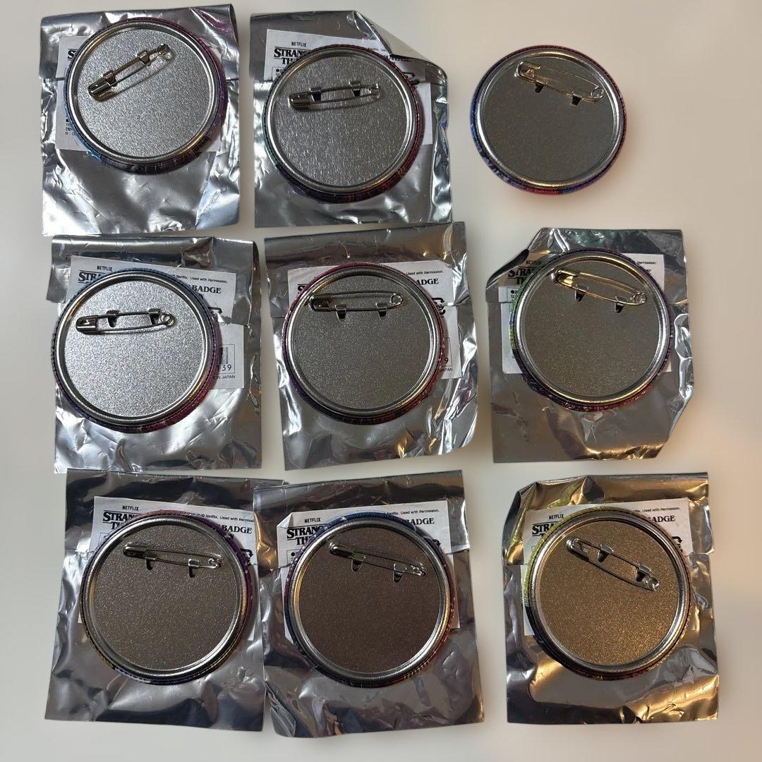 ストレンジャーシングス 東京コミコン2022 缶バッジ 9個セット
