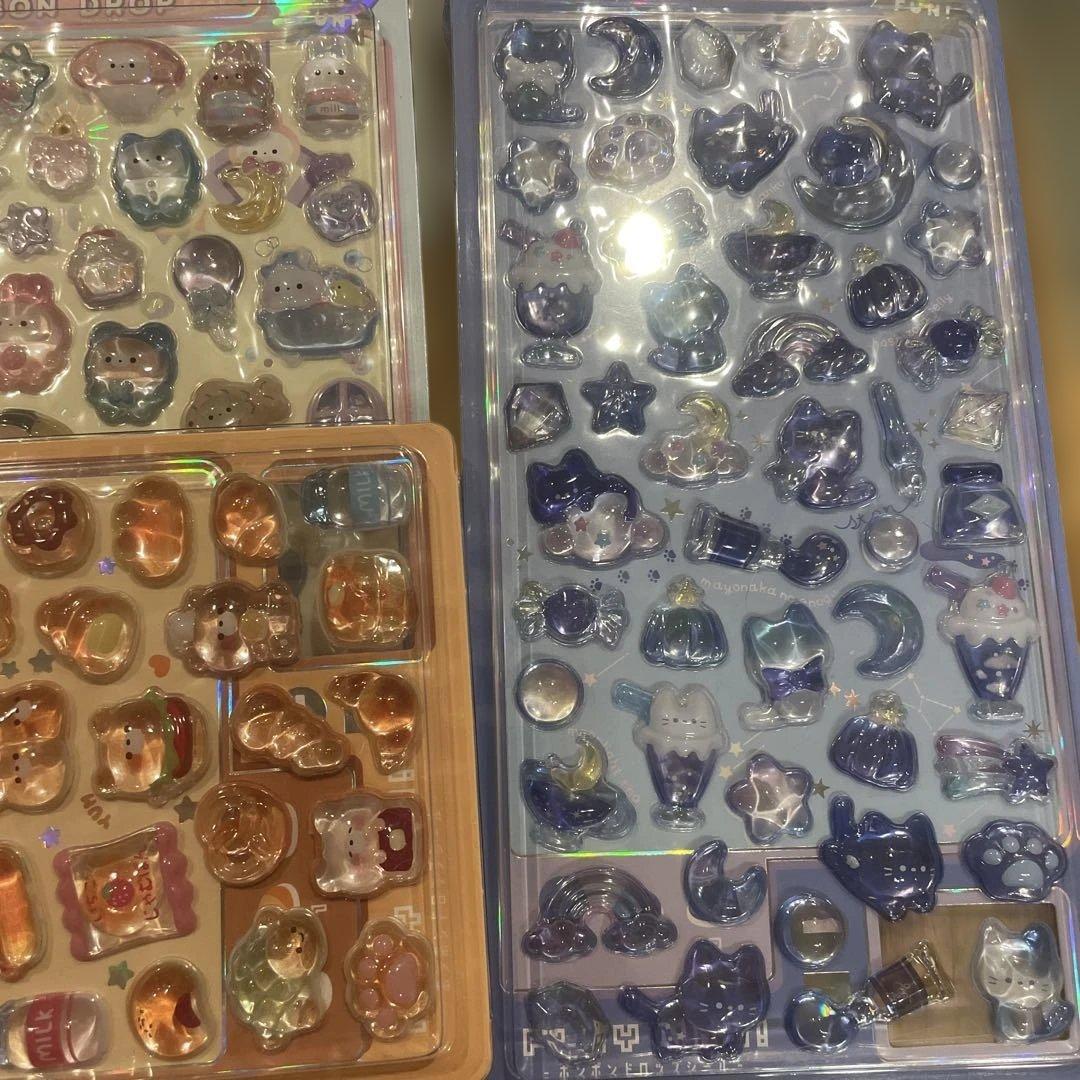 オリジナル　ボンボンドロップシール　9枚セット　クーリア