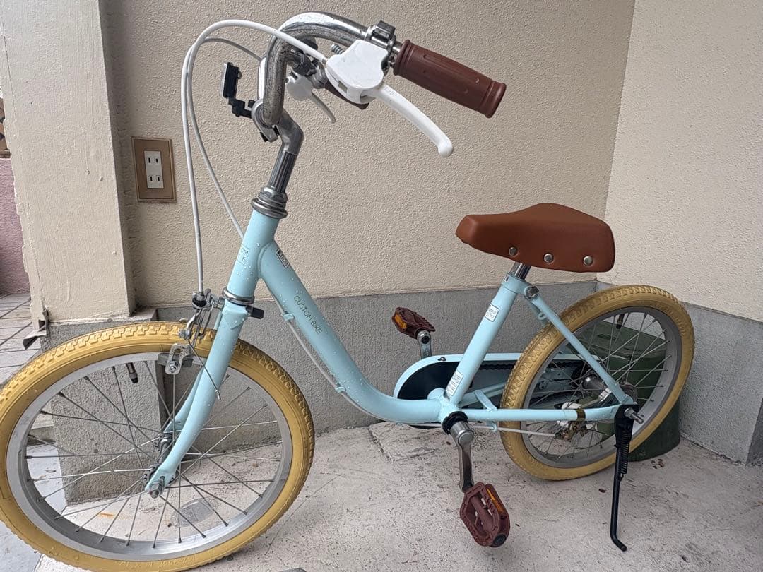 【大阪!!直接引き渡し】子供用自転車 18インチ 水色