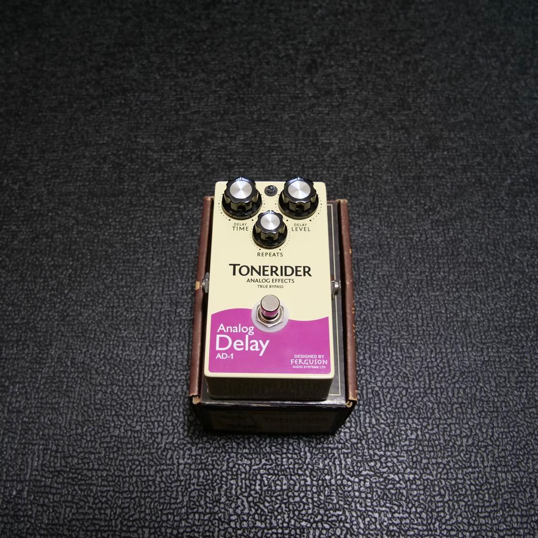 【完動／美品】英国TONERIDER AD-1 アナログディレイ