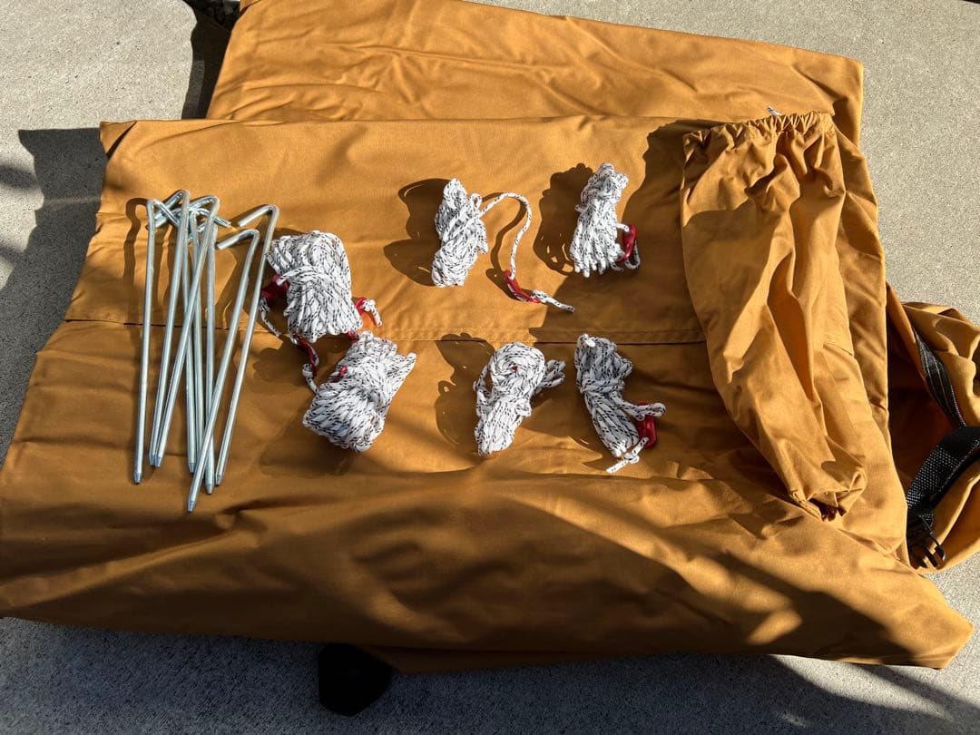 【未使用】FIELDOOR ヘキサタープT/C ポリコットン コヨーテ Mサイズ