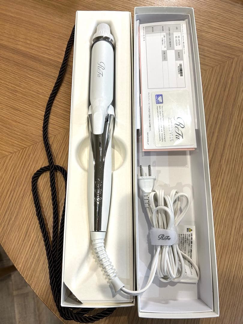 【新品】ReFa カールヘアアイロン ホワイト 32mm