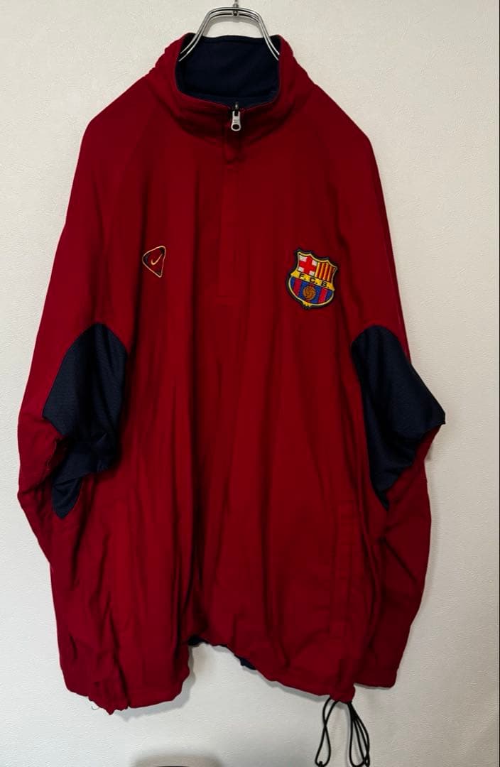 Nike バルセロナ　ナイロンジャケット　リバーシブル　98 99 90s