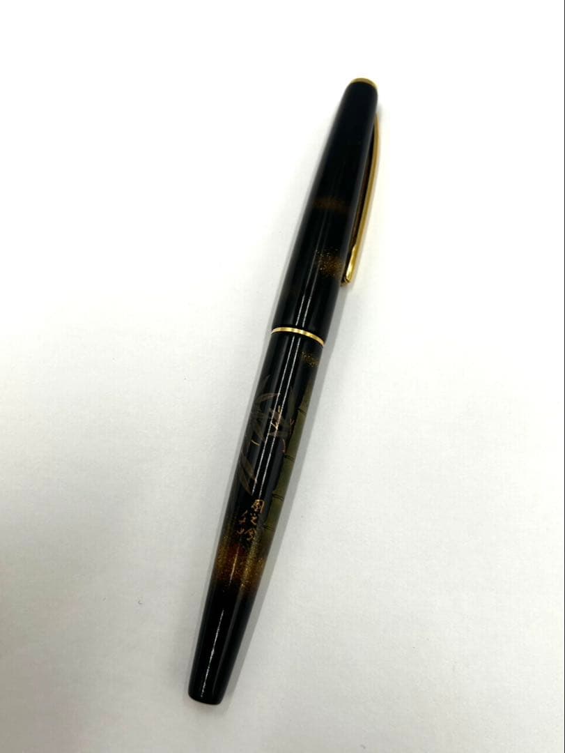 PILOT パイロット 万年筆 ビンテージ 蒔絵 『竹』 國光會 ペン先18K