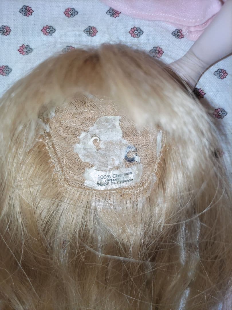 海外作家様ビスクドール約30センチ☆ボディは木製☆可愛いお顔です。