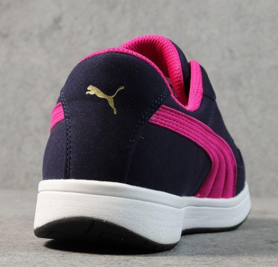 PUMA 安全靴 ネイビー/ピンク