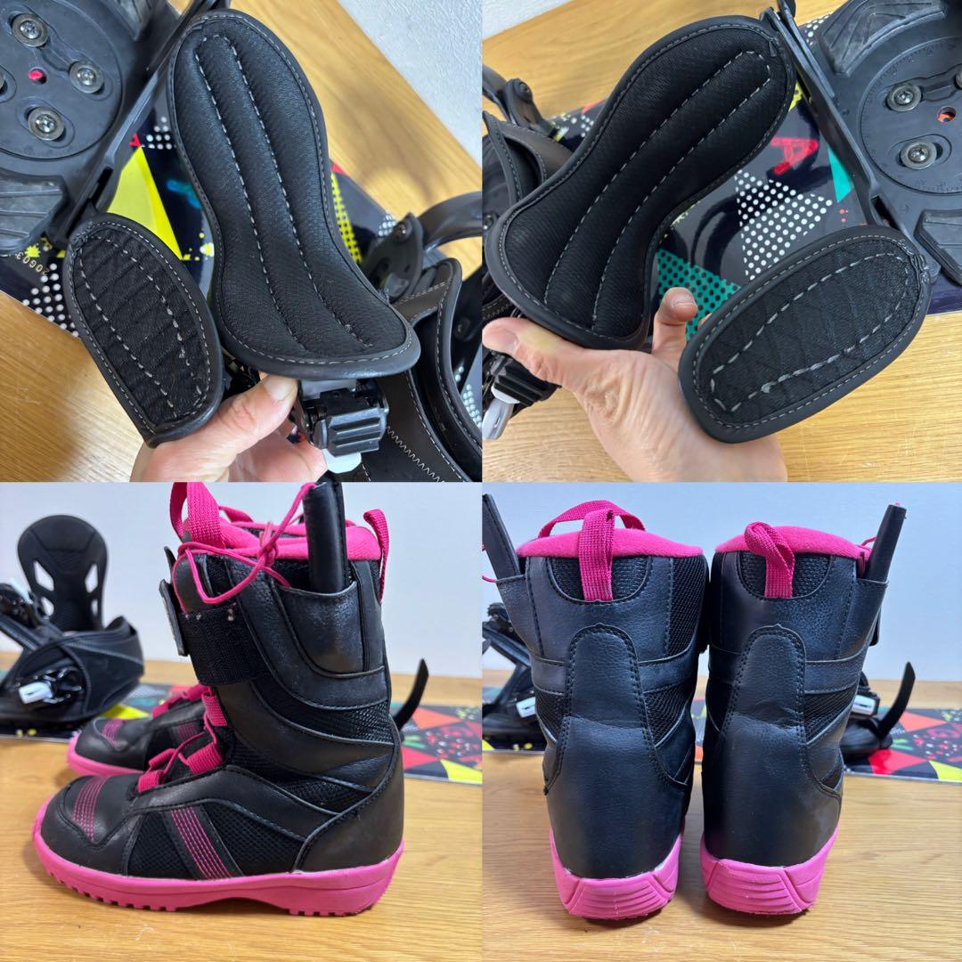 キッズ　　ジュニア IGNIO 120cmスノーボード 22cmブーツ付き