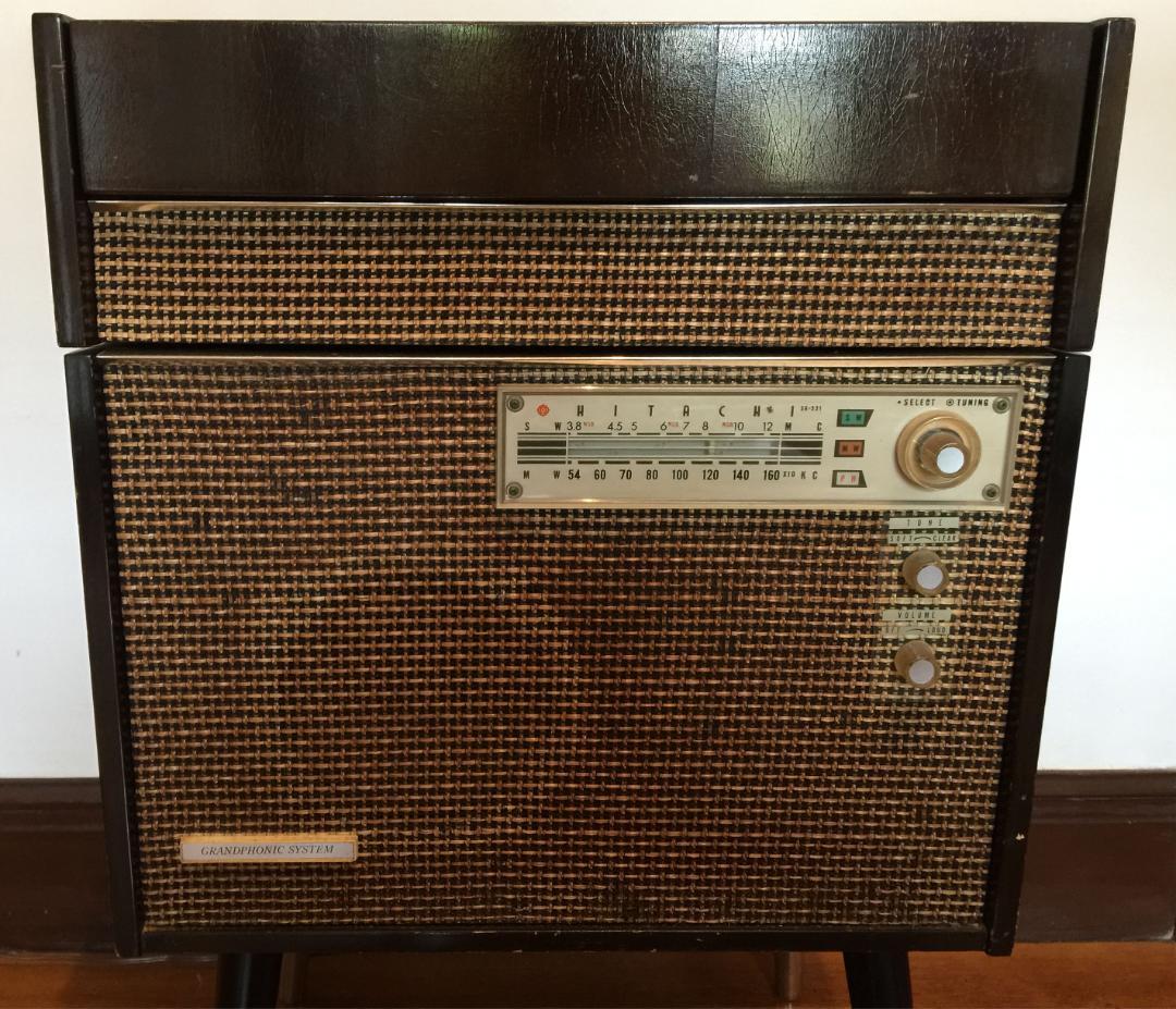 日立 真空管式ラジオ 電蓄 レコードプレーヤー SPレコード レトロ