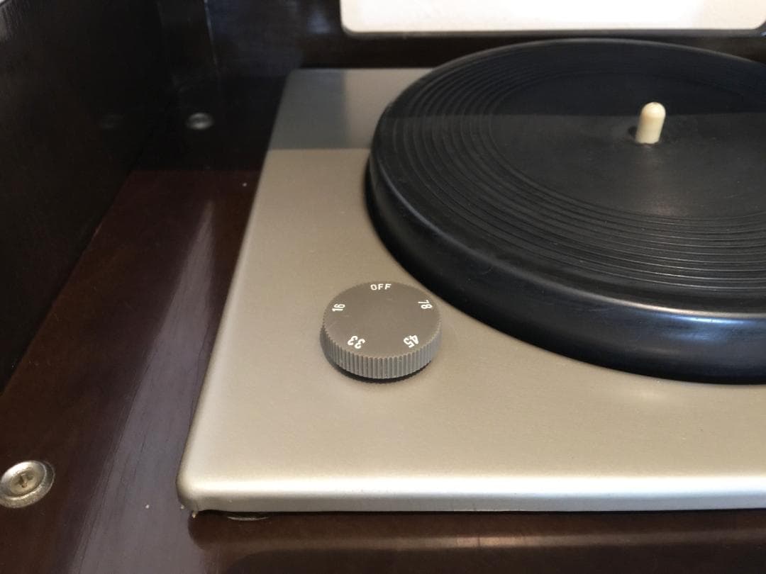 日立 真空管式ラジオ 電蓄 レコードプレーヤー SPレコード レトロ