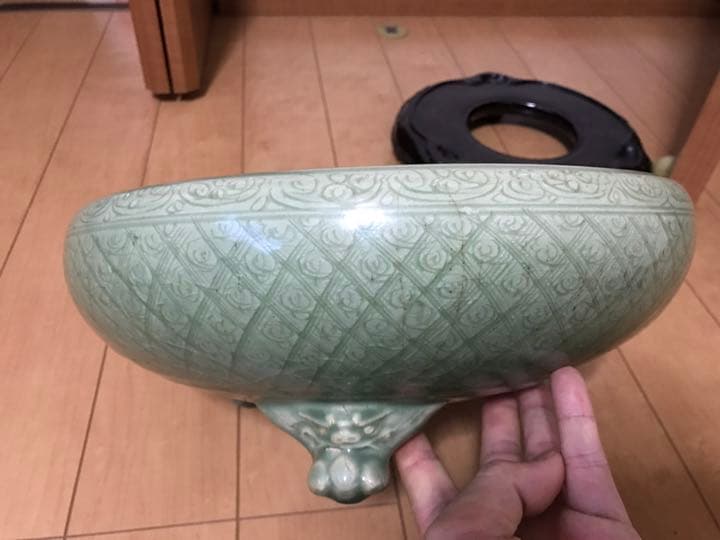 中国明時代古美術品　竜泉大香炉　著名コレクター坂本五郎弟子のコレクション