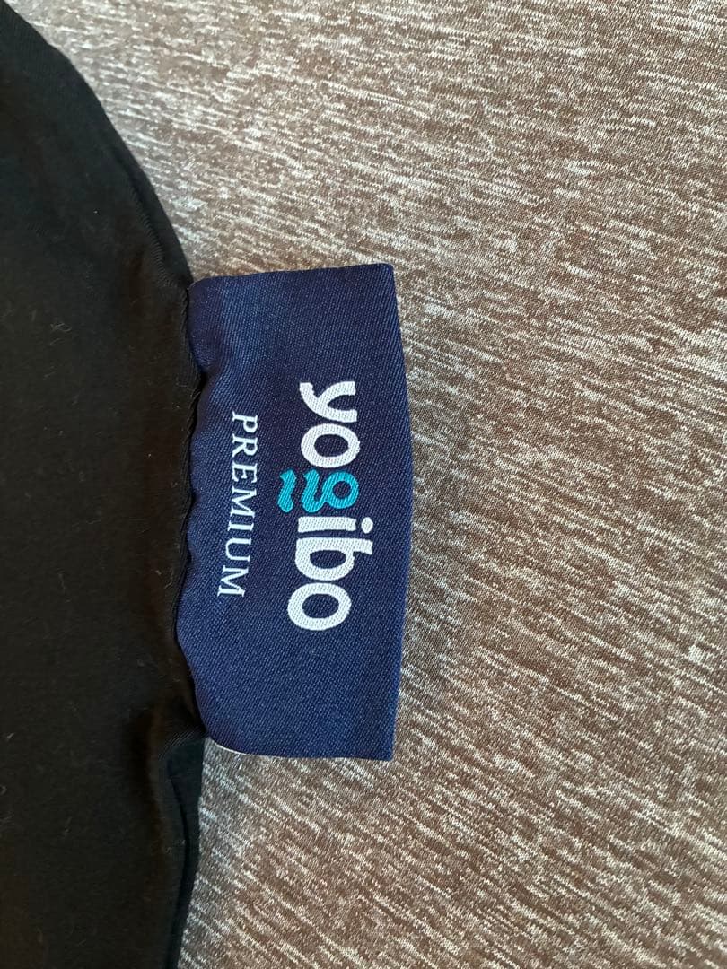 ヨギボープレミアム Support ビーズクッション ブラックのカバー付き！