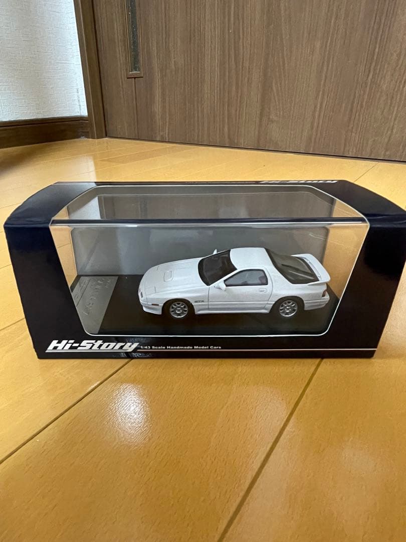 ハイストーリー 1/43 マツダ RX-7 GT-X FC3S ホワイト